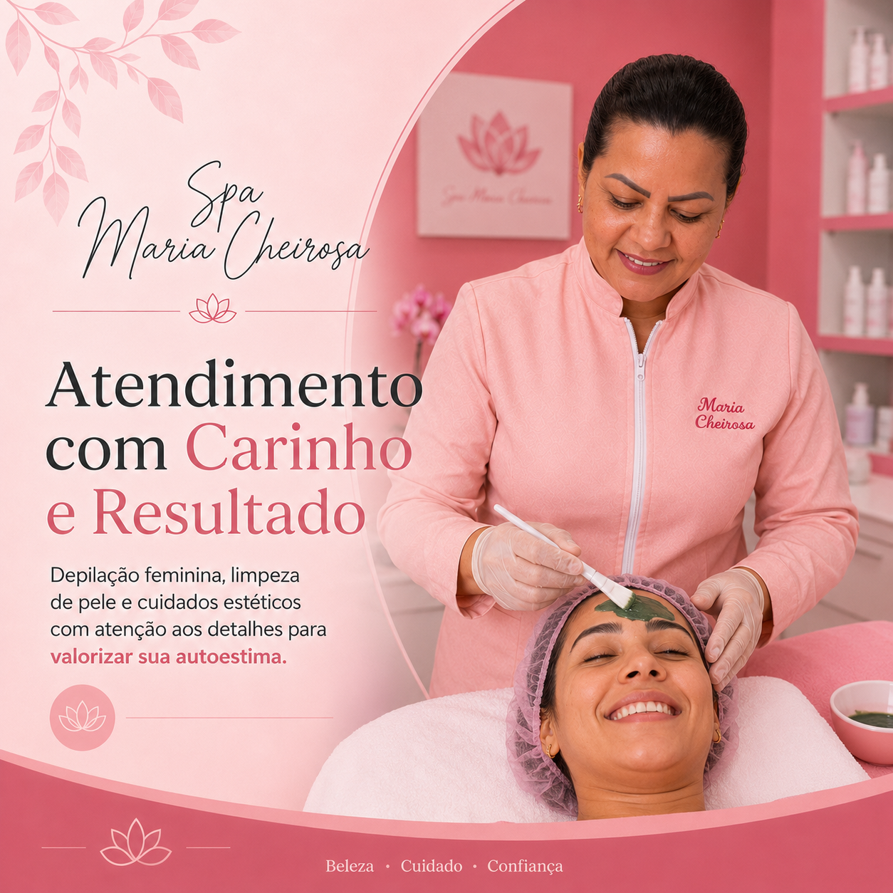 Atendimento com carinho no SPA Maria Cheirosa